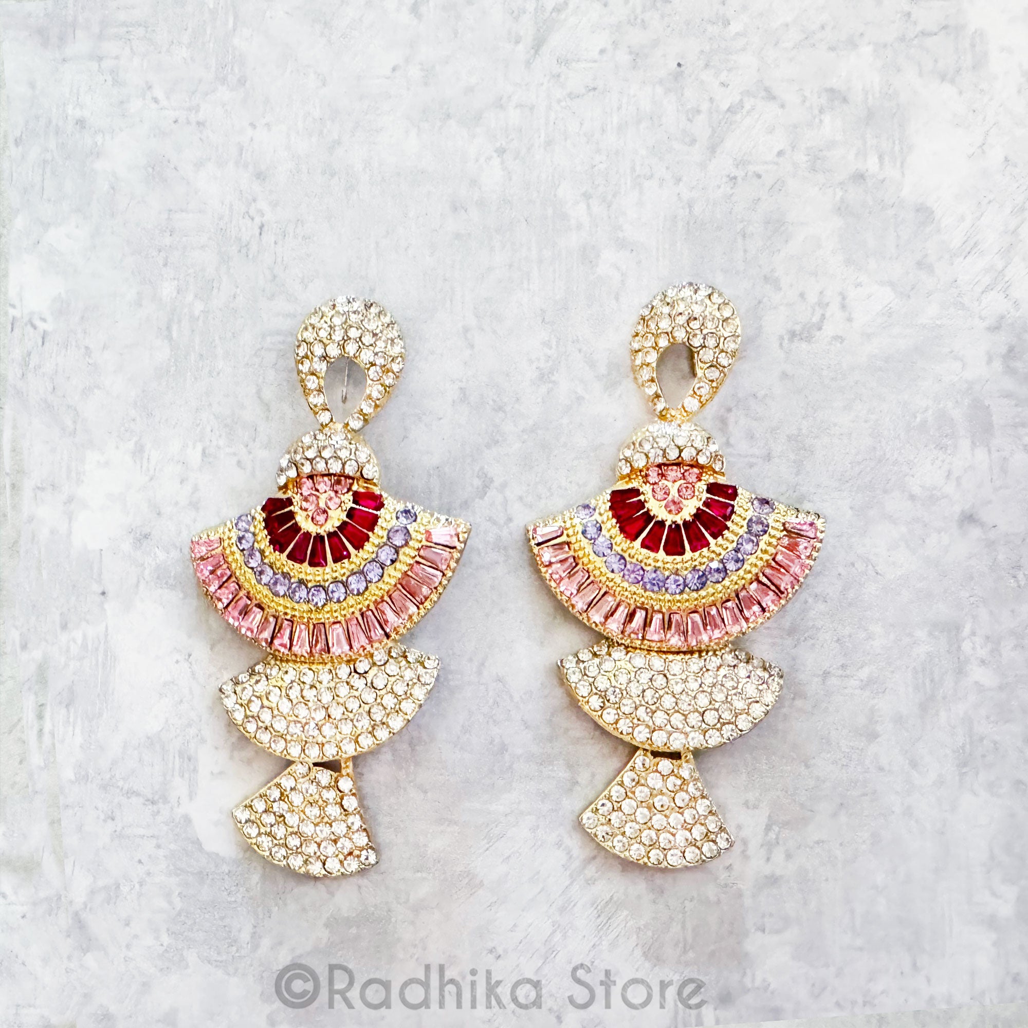 Divine Fan Earrings - Earrings