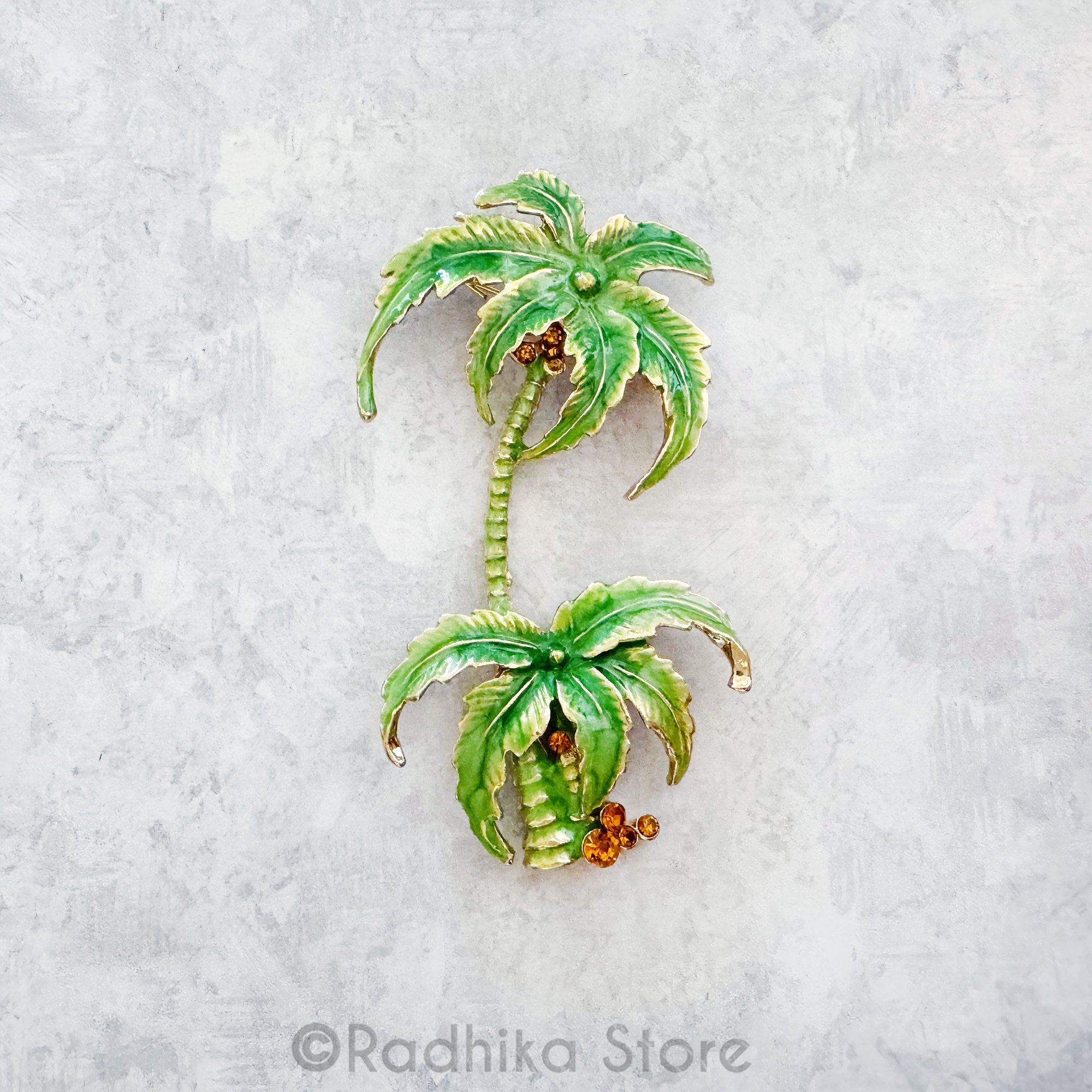 Mayapur Palm Trees -  Pendant-(Pin)