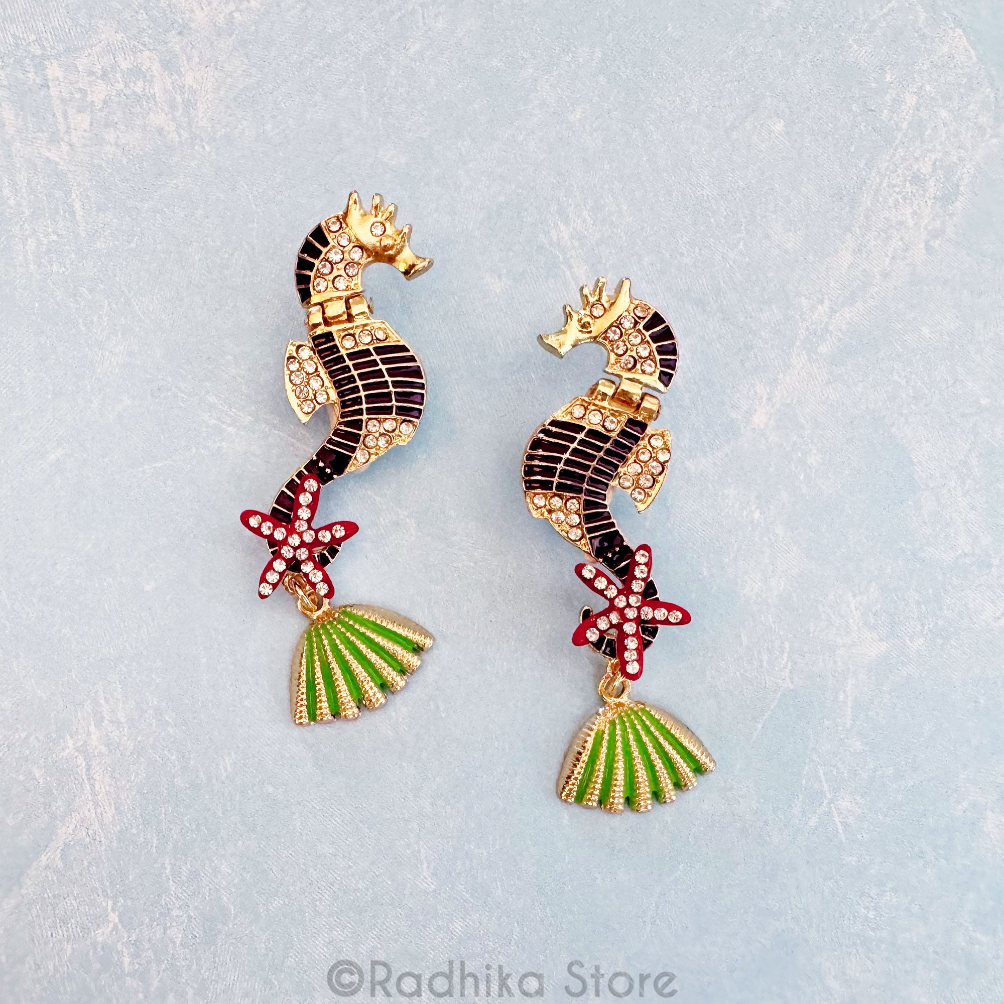 Sea horse - Earrings