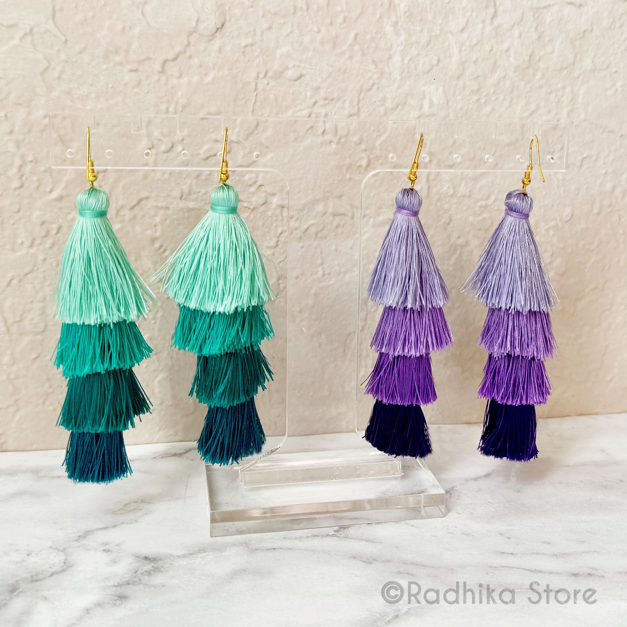 Multi Tassels  - Earrings