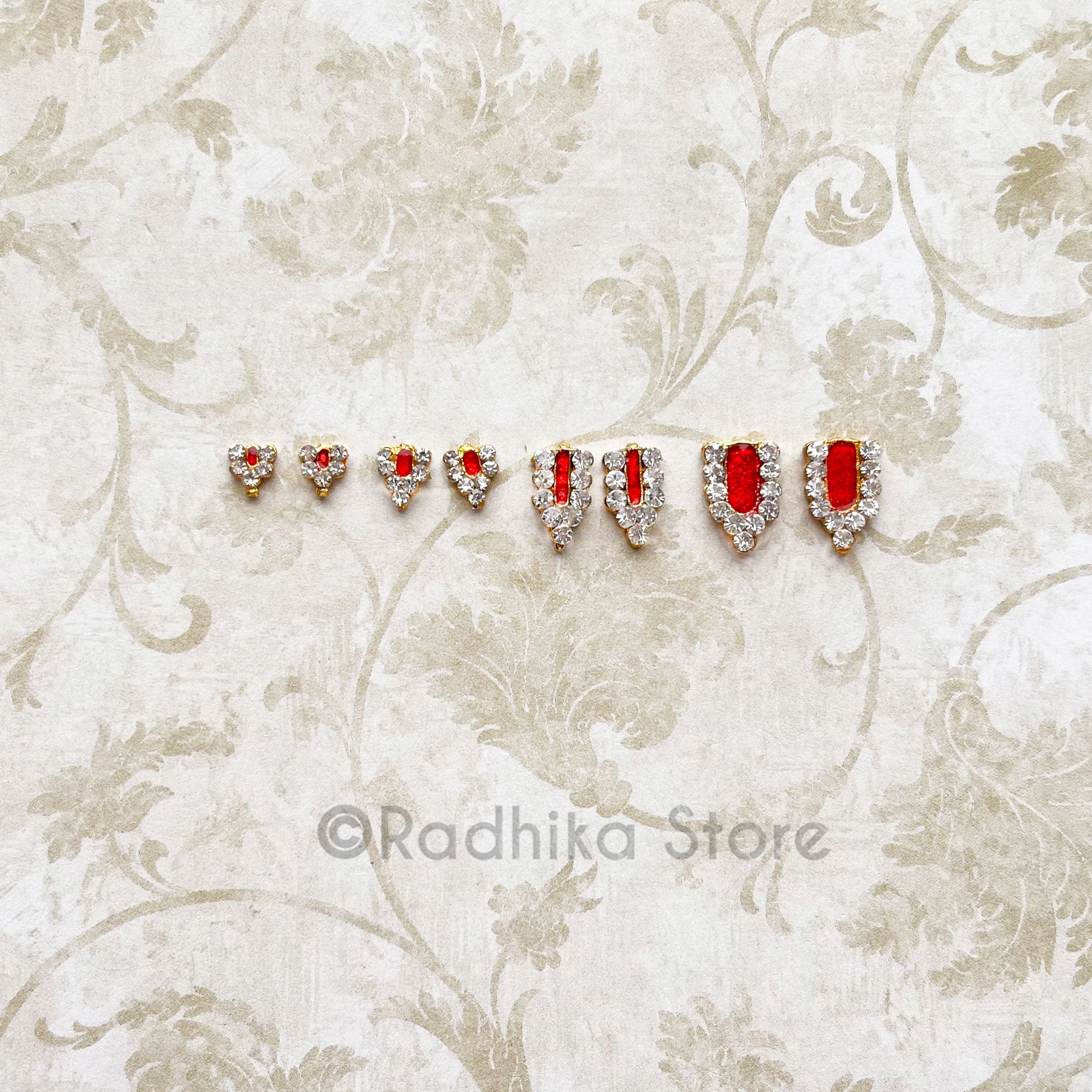 Rhinestone Tilak Mark for Lord Krishna