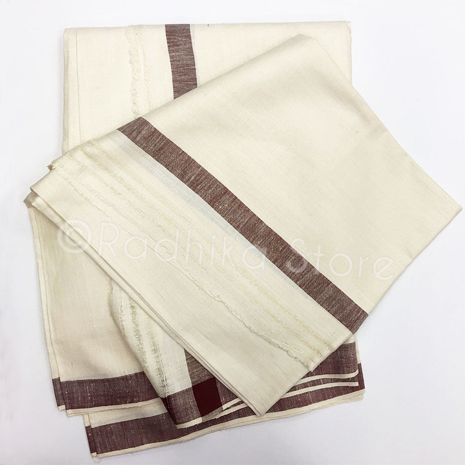 Khadi white clearance mundu