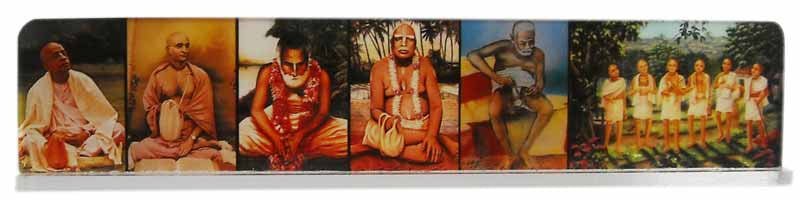 Guru Parampara With Six Goswamis Acrylic Picture - Radhika Store